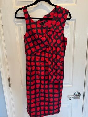 Marc by Marc Jacobs Silk Red sheath dress